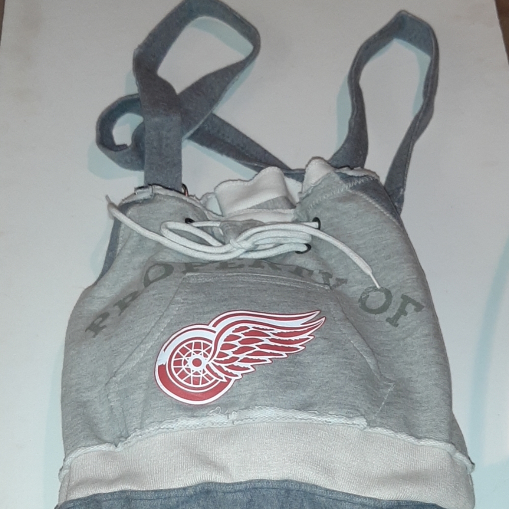 DETROIT RED WINGS HOODIE SWEATSHIRT HOBO BAG